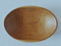 Holzschale oval (± 20 x 13 cm)